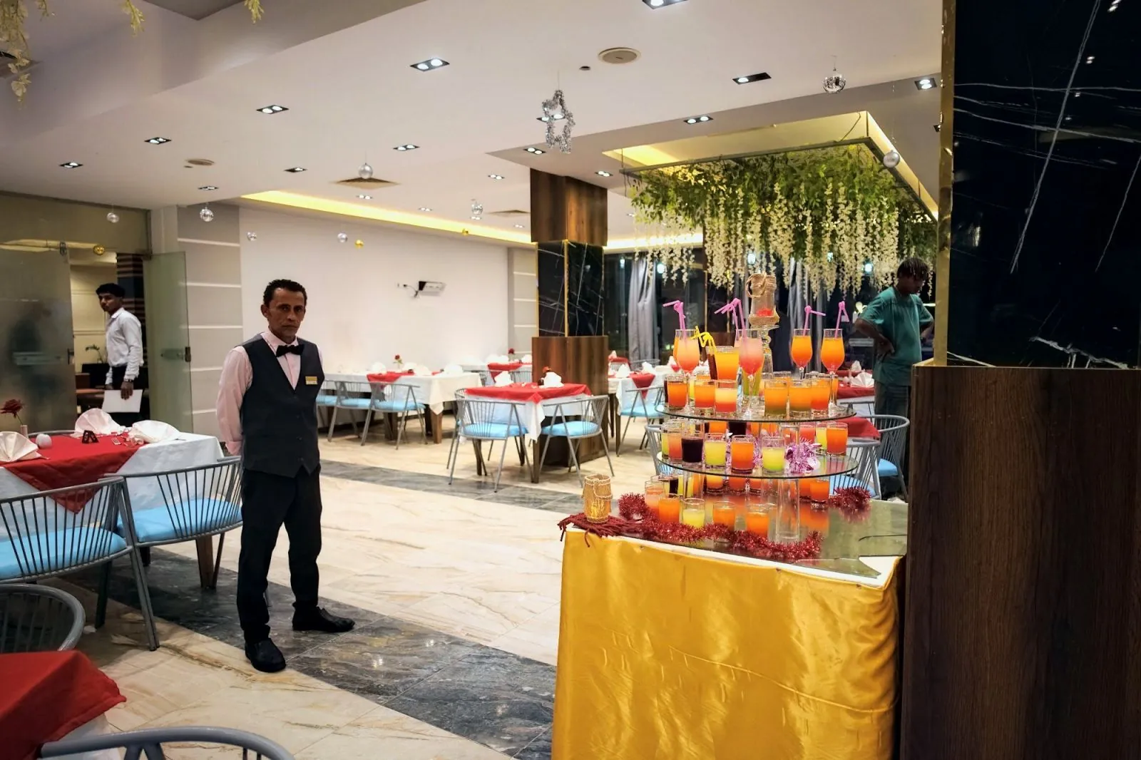 Frische Fruchtgetränke am Buffet